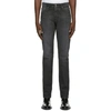 AMI ALEXANDRE MATTIUSSI BLACK SLIM-FIT JEANS