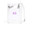 NANA-NANA A5 BAG,NA-018 A5 CLEAR White