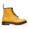 DR. MARTENS' YELLOW 1460 BOOTS