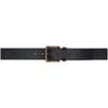 OFFICINE CREATIVE BLACK VACCHETTA OC STRIP 22 BELT