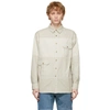 JW ANDERSON OFF-WHITE RELAXED MULTI-POCKET SHIRT