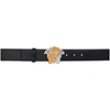 VERSACE BLACK MEDUSA PALAZZO DIA BELT