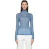 LVIR BLUE NATURAL CUTTING TOP TURTLENECK