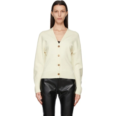 Drae Off-white Wool Oversized Cardigan In Ivory
