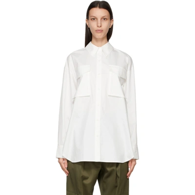 Drae White Out Pocket Boxy Shirt