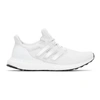 ADIDAS ORIGINALS WHITE & SILVER ULTRABOOST 4.0 DNA SNEAKERS