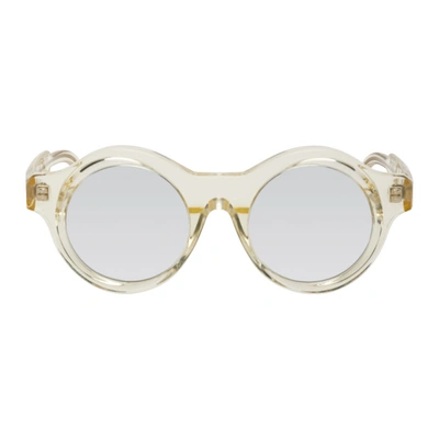 Kuboraum Yellow A1 Sunglasses In Chp Champagne