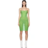 A. ROEGE HOVE GREEN DOUBLE TUBE DRESS