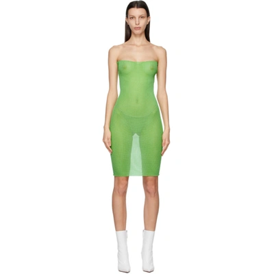 A. Roege Hove Green Double Tube Dress