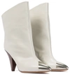 ISABEL MARANT LAPEE LEATHER ANKLE BOOTS,P00530131