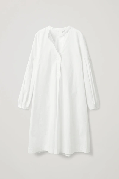 cos pleated shirt dress Cos Pleated Shirt Dress In Pink