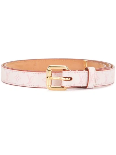 Pre-owned Louis Vuitton 2003  Cherry Blossom Ceinture Belt In Pink