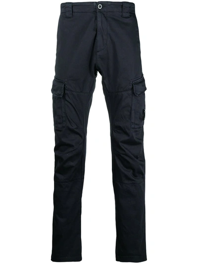 C.p. Company Stretch-fit Utility Trousers In Blue