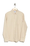 Nn07 Levon Button-down Collar Cotton Shirt In 016 Creme