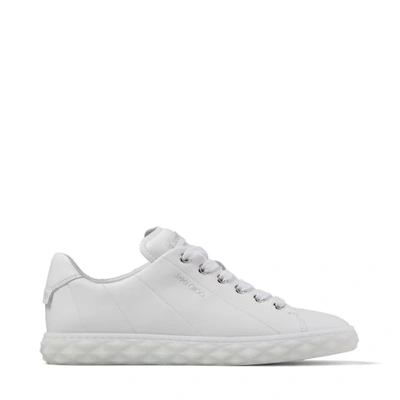 Jimmy Choo Diamond Light Maxi/f Sneakers In V White