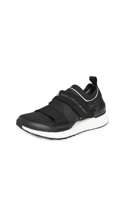 Adidas By Stella Mccartney Ultraboost X Rubber-trimmed Primeblue Trainers In Black