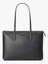 Kate Spade All Day Aldy Lg Zip Tote In Black