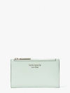 Kate Spade Spencer Small Slim Bifold Wallet In Crystal Blue