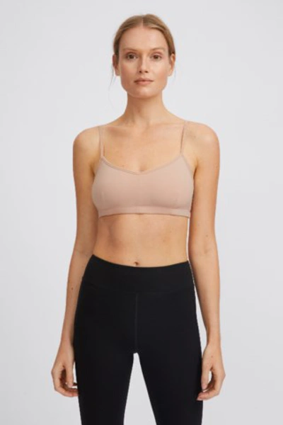 Filippa K Soft Triangle Bra In Shell Pink