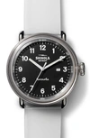 Shinola Men's Detrola The Mood Resin, Stainless Steel & Silicone Strap Watch In Neutral