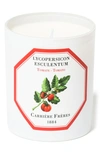 Carriere Freres Candle In Tomato