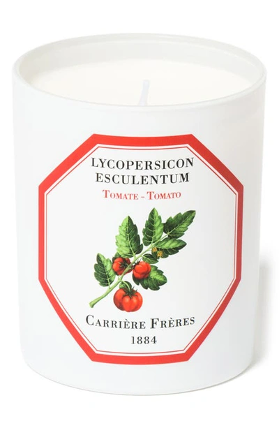 Carriere Freres Candle In Tomato