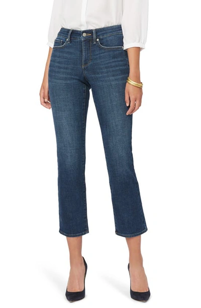 Nydj Marilyn Straight Leg Ankle Jeans In Blue