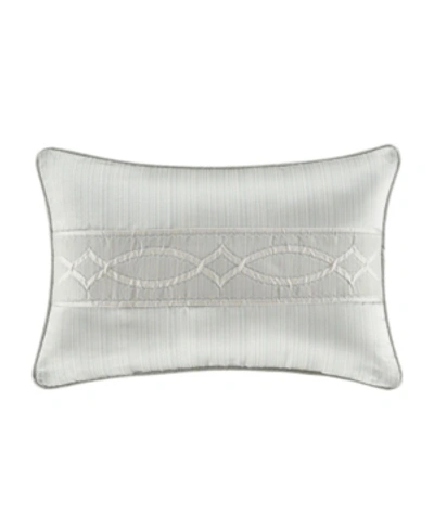 J Queen New York Five Queens Court Nouveau Boudoir Decorative Pillow, 21" In Spa