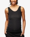 A PEA IN THE POD LUXE RUCHED MATERNITY TANK TOP