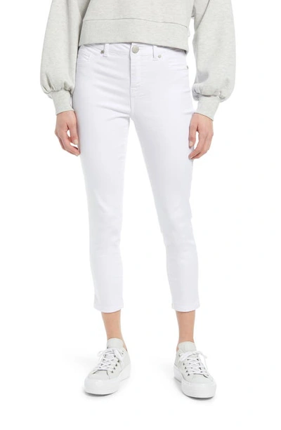 1822 Denim High Waist Crop Skinny Jeans In White