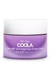 Coolar Coola® Full Spectrum 360° Day Spf 30 & Night Organic Eye Cream Duo