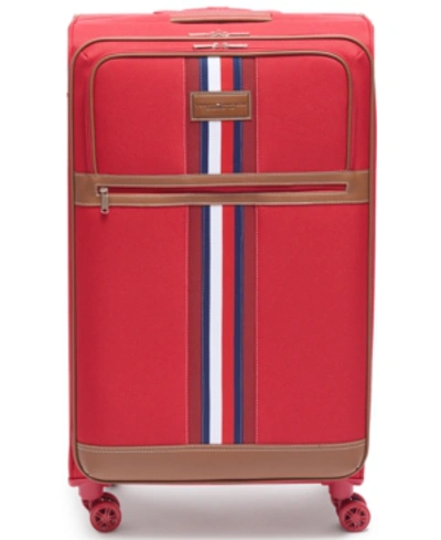 Tommy Hilfiger Logan 28" Softside Spinner In Red