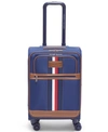 TOMMY HILFIGER LOGAN 21" SOFTSIDE CARRY-ON SPINNER