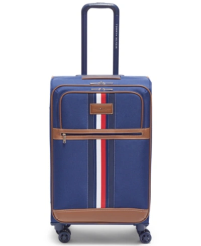 Tommy Hilfiger Logan 25" Softside Spinner In Navy