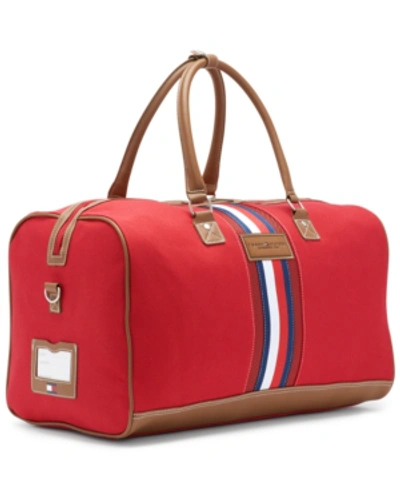 Tommy Hilfiger Logan 21" Sport Duffel In Red