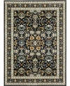 Karastan Zephyr Amphora 5'3" X 7'10" Area Rug In Black