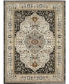 Karastan Closeout!  Zephyr Chronos 5'3" X 7'10" Area Rug In Black