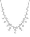MACY'S DIAMOND CLUSTER STATEMENT NECKLACE (2-1/2 CT. T.W.) IN 14K WHITE GOLD