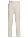 ERMENEGILDO ZEGNA PREMIUM COTTON STRETCH TROUSERS,400013124719