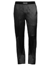 Tom Ford Men's Stretch-silk Pajama Pants In Black