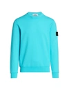 Stone Island Core Fleece Crewneck Sweatshirt In Light Blue