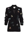 CINQ À SEPT WOMEN'S BUTTERFLY LOVE LILA BLAZER,0400013751829