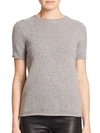 Theory Tolleree Cashmere Tee In Grey