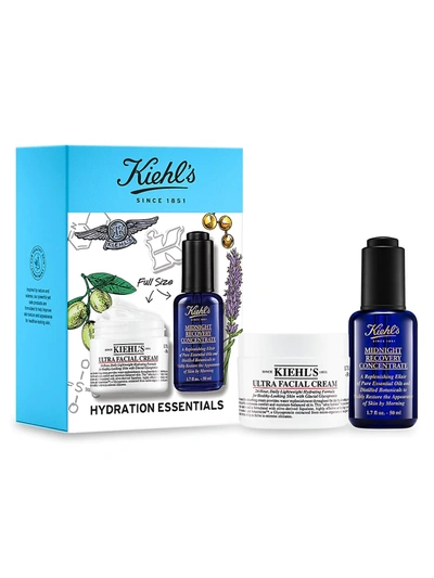 Kiehl's Since 1851 Kiehl's Hydration Essentials Set Worth £82 In White