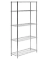 Honey-can-do Five-tier Steel Shelving Unit In Silver