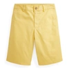 Polo Ralph Lauren Kids' Straight Fit Stretch Chino Short In Empire Yellow