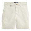Polo Ralph Lauren Kids' Straight Fit Stretch Chino Short In Basic Sand