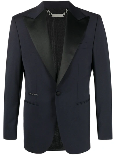 Philipp Plein Slim-cut Iconic Blazer In Blue
