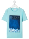 BOSSWEAR GRAPHIC-PRINT COTTON T-SHIRT