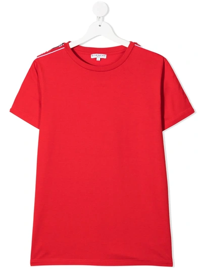 Givenchy Teen Jersey T-shirt In Red